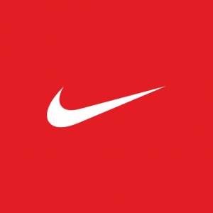 simbolo nike fundo vermelho