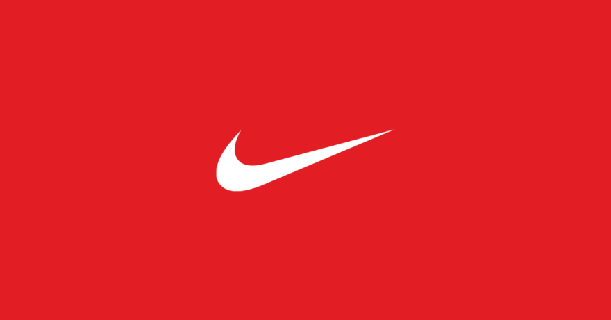 simbolo nike fundo vermelho